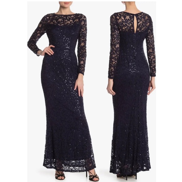 MARINA Dresses & Skirts - MARINA Lace Sequin Gown 🌺IN STORES🌺